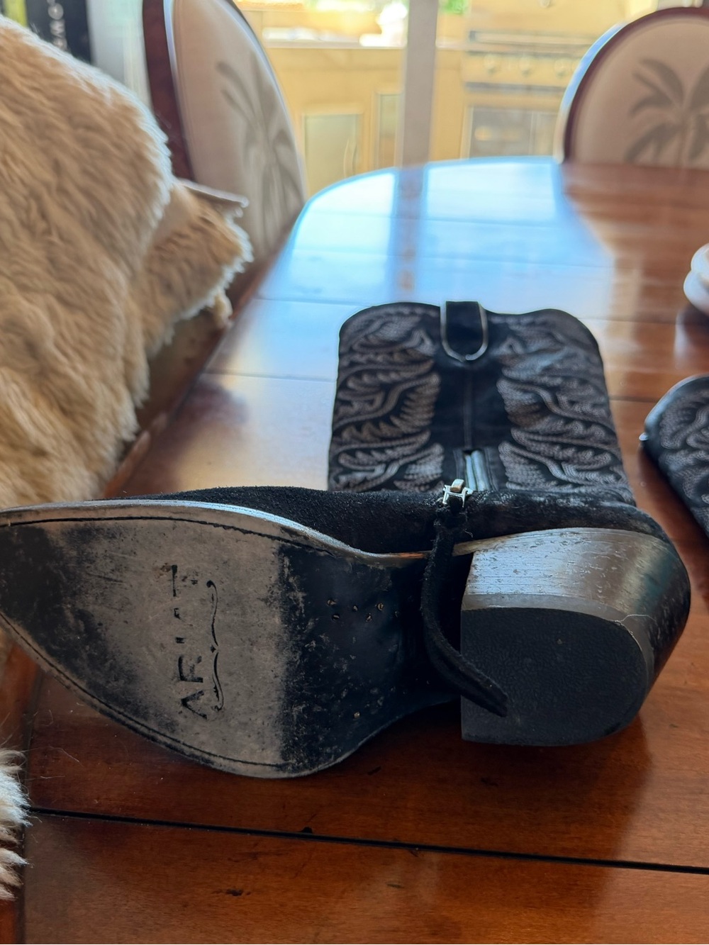Ariat Black Suede women’s Casanova Style - Picture 3 of 9